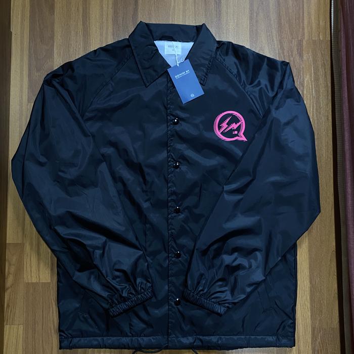 Coach jacket denim by vanquish & fragment