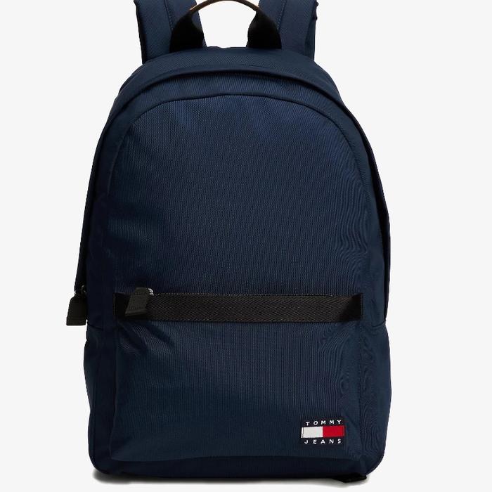TAS BACKPACK - TOMMY JEANS ESSENTIAL DOME NAVY ORIGINAL AUTHENTIC