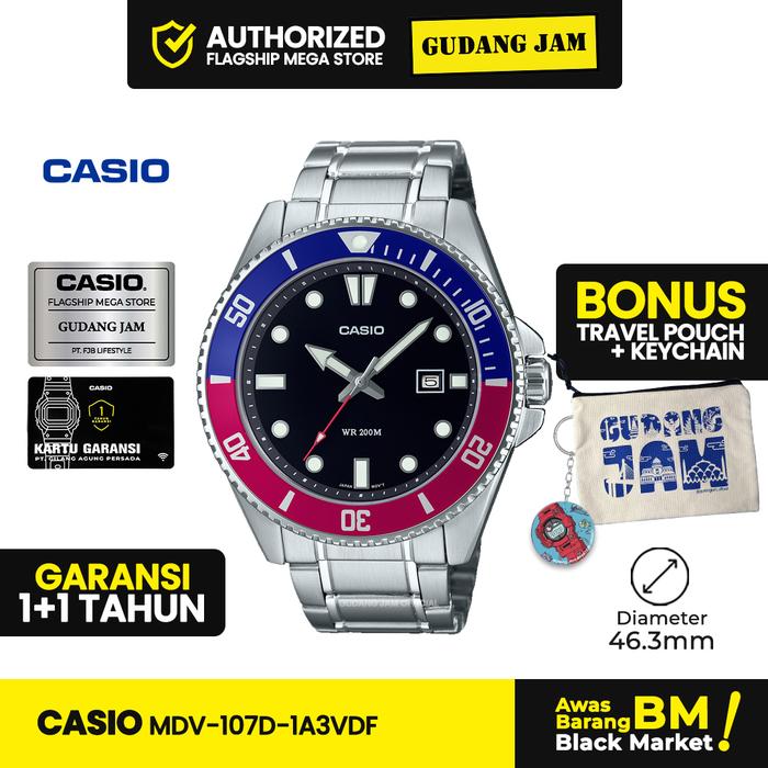 Casio General MDV-107D-1A3VDF MDV-107D MDV-107 MDV107D MDV107