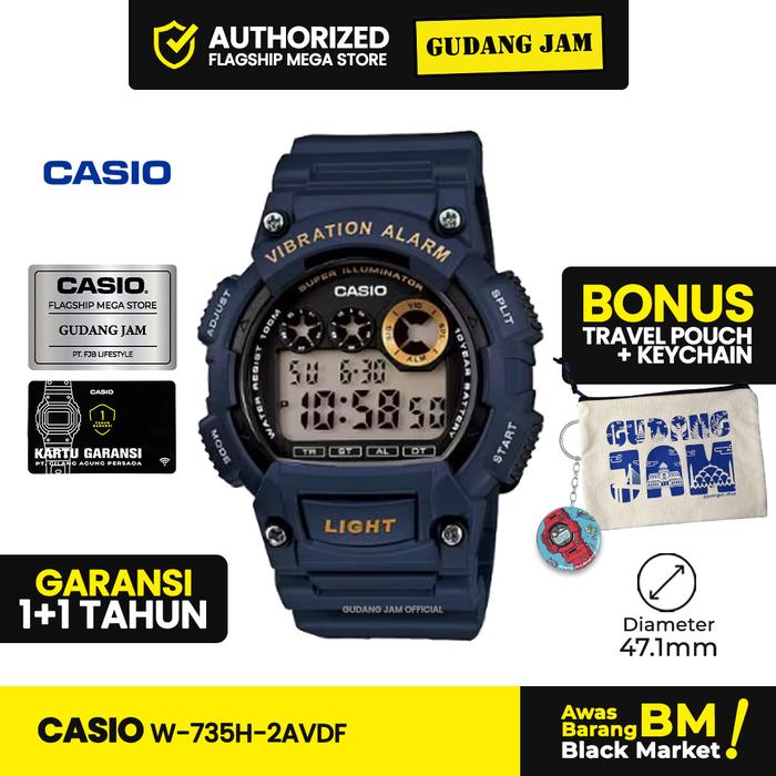 Casio General W-735H-2AVDF W-735H W-735 W735H W735