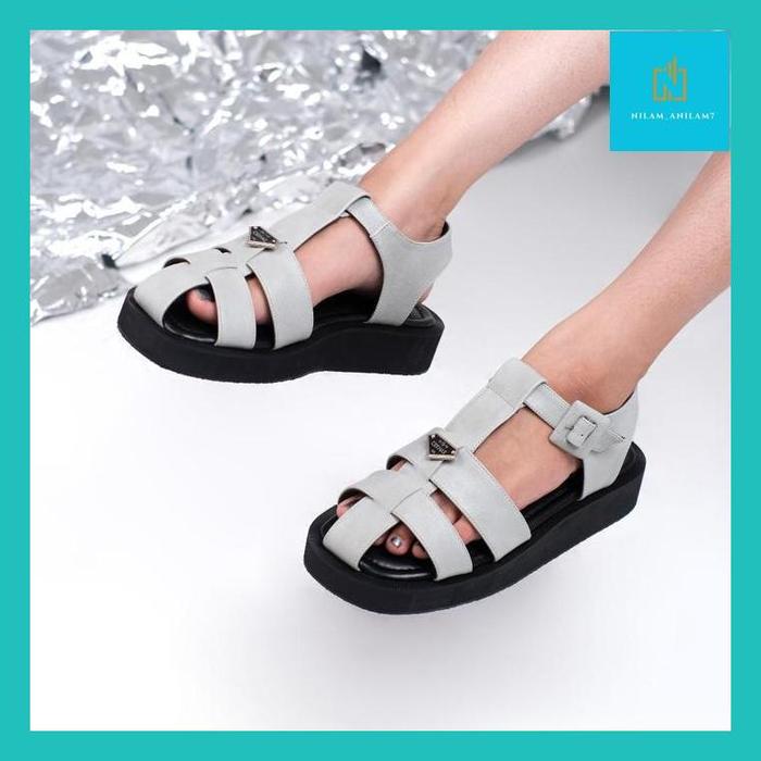 Nilnil" Cekhas - Galena Grey Sandal