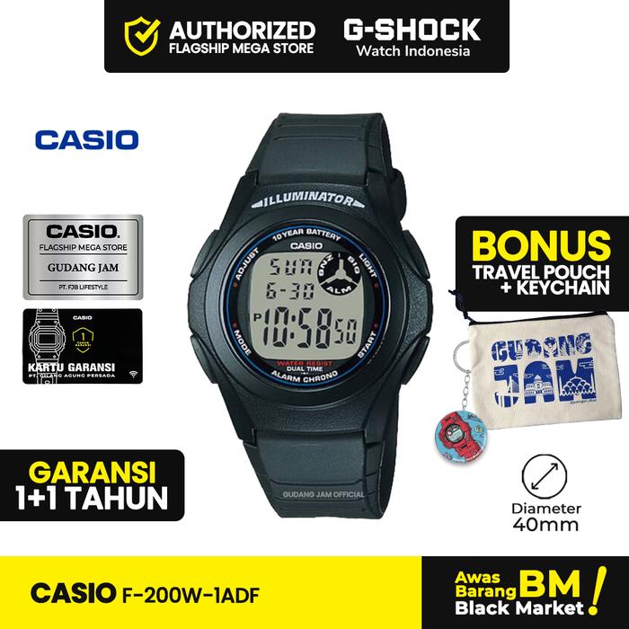 Casio General F-200W-1ADF F-200W F-200 F200W F 200W