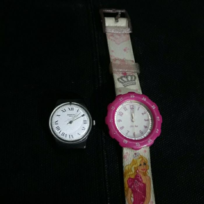jam tangan swatch & flik flak kondisi off