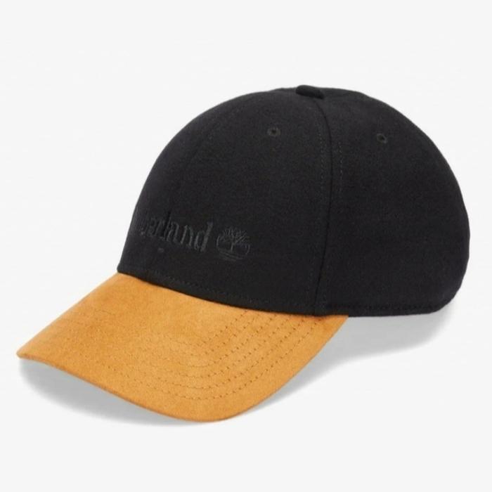 Topi Timberland original wool BB black and yellow