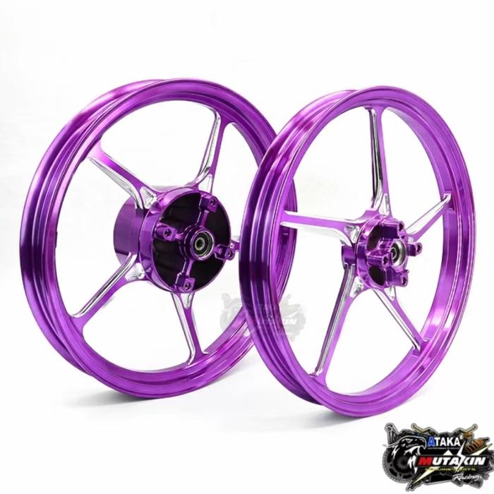 Velg mutakin fg 511 cnc double disc honda supra gtr,sonic 150,cbr 150,tiger revo.