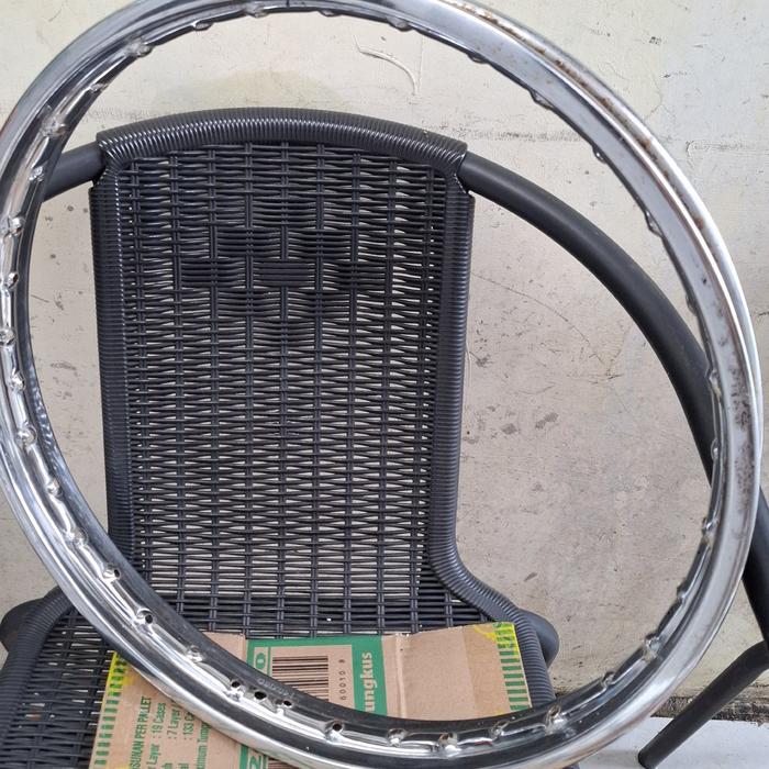 velg depan asli yamaha rx k rx 100 18.140 original copotan asli
