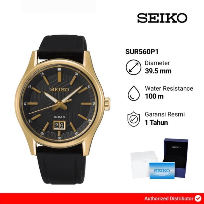 Jam Tangan Pria SEIKO SUR560P1 Sport Original Garasi Resmi