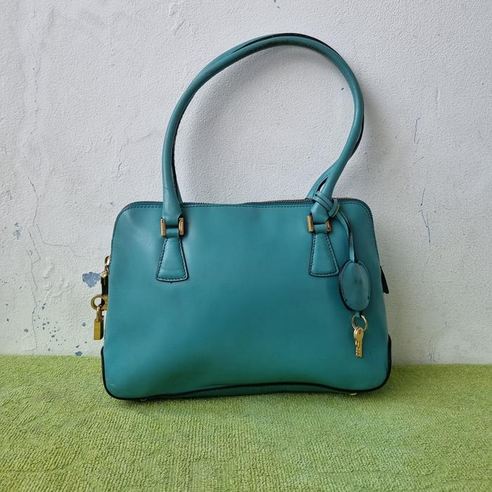 TAS TOP HANDLE KULIT ASLI WANITA SALVATORE FERRAGAMO SECOND BRANDED / TAS TOTE WANITA