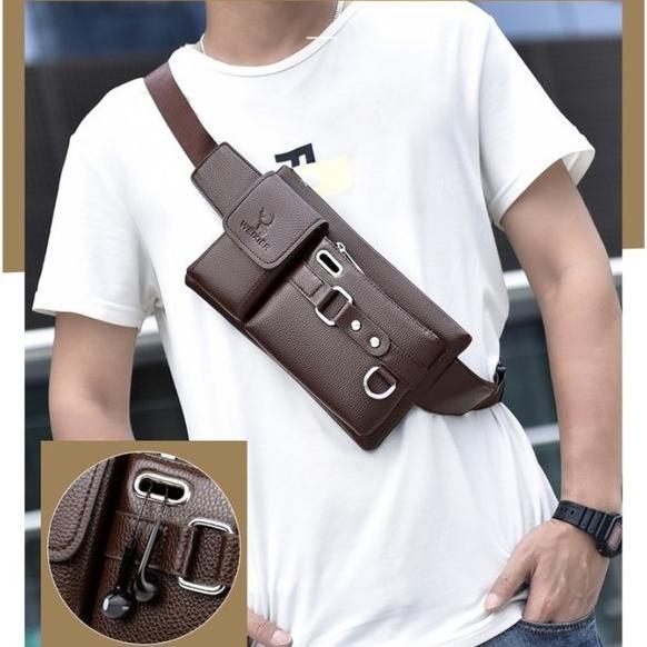 Promo Ck Zorro Waistbag / Tas Kulit Eksklusif Berkualitas