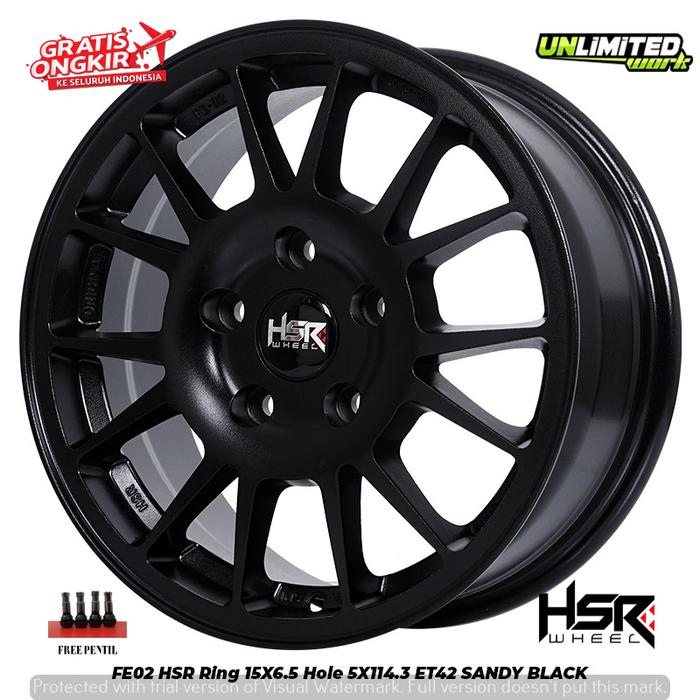 VELG RACING BERKUALITAS HSR FE02 RING 15