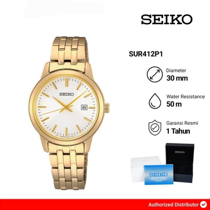 Jam Tangan Wanita SEIKO Classic SUR412P1 Discover More Original Garansi Resmi