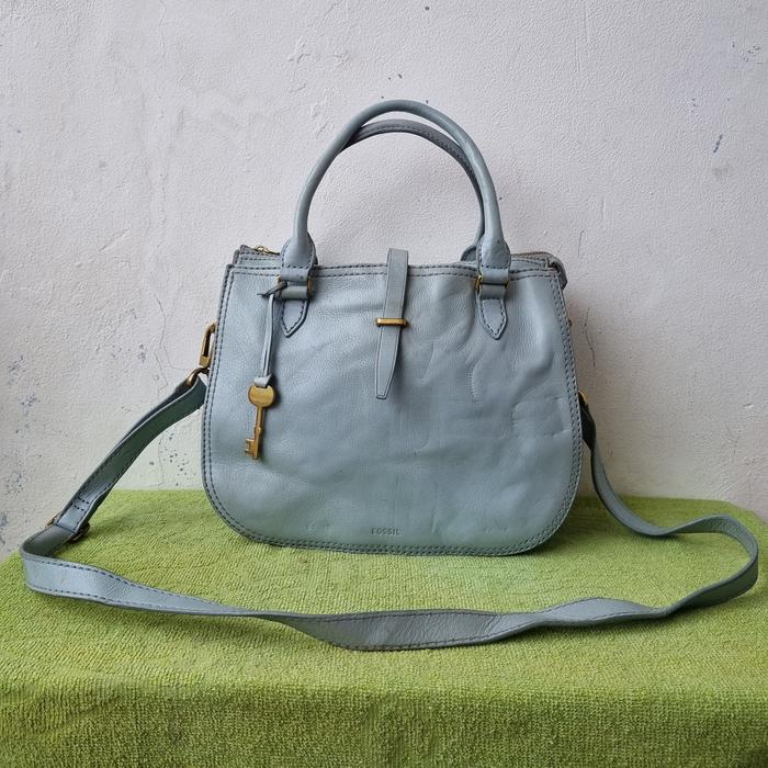 TAS SLING FOSSIL WANITA KULIT ASLI SECOND BRANDED / TAS TOP HANDLE FOSSIL WANITA