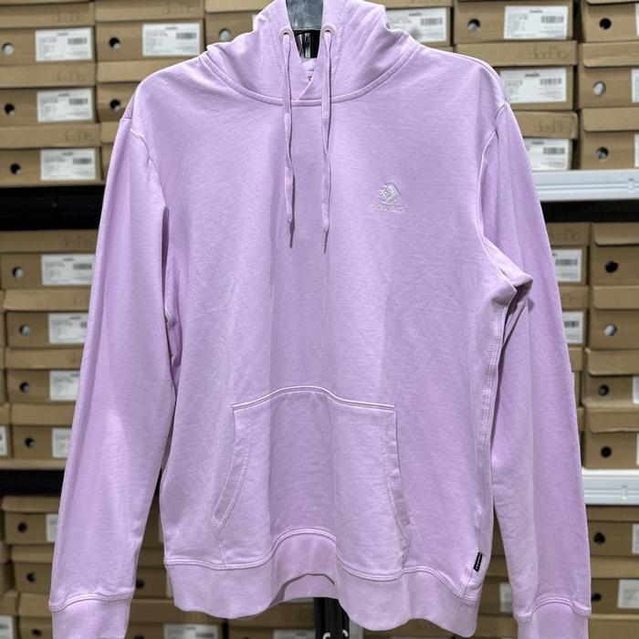 HOODIE CONVERSE STAR WOMEN CONEMB STAR CHEVRON CREW CONLJ10445230 PURPLE HOODIE WANITA CONVERSE ORIG