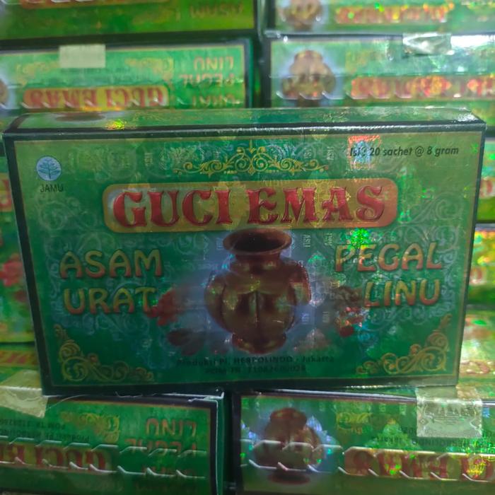 guci emas original/asli100%