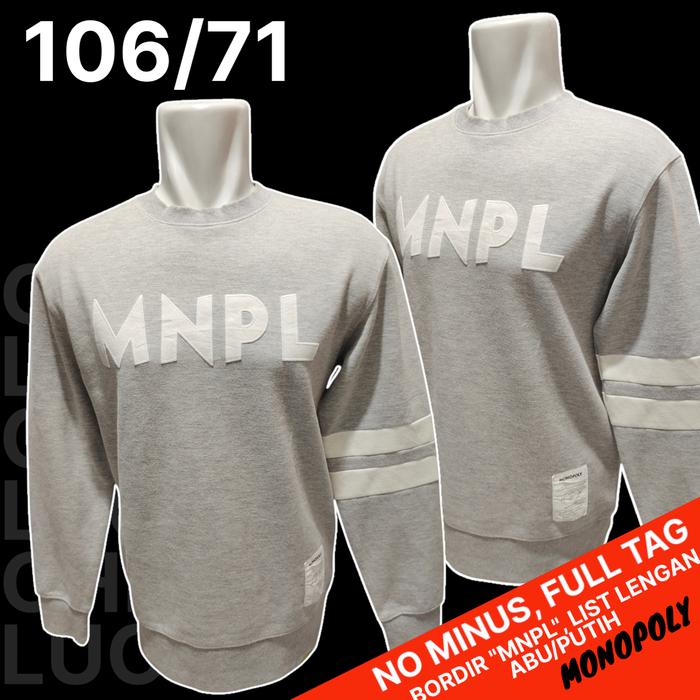 Sweater ABU MONOPOLY Ori/Crewneck ABU MONOPOLY Original/CN ABU - Bekas