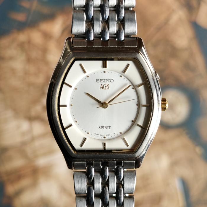 Jam Tangan Pria Seiko Spirit AGS (Auto Generatic System) Second Original