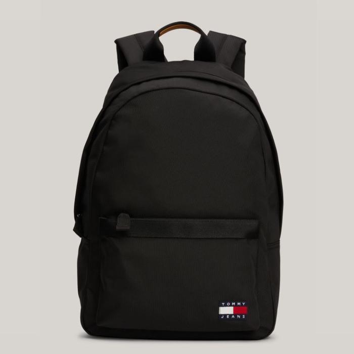 TAS BACKPACK - TOMMY JEANS ESSENTIAL BLACK ORIGINAL AUTHENTIC