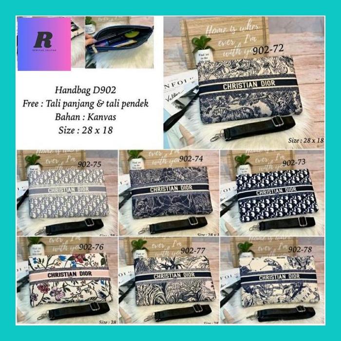 Rewi** Clutch Handbag Door Kanvas 902 & 6612