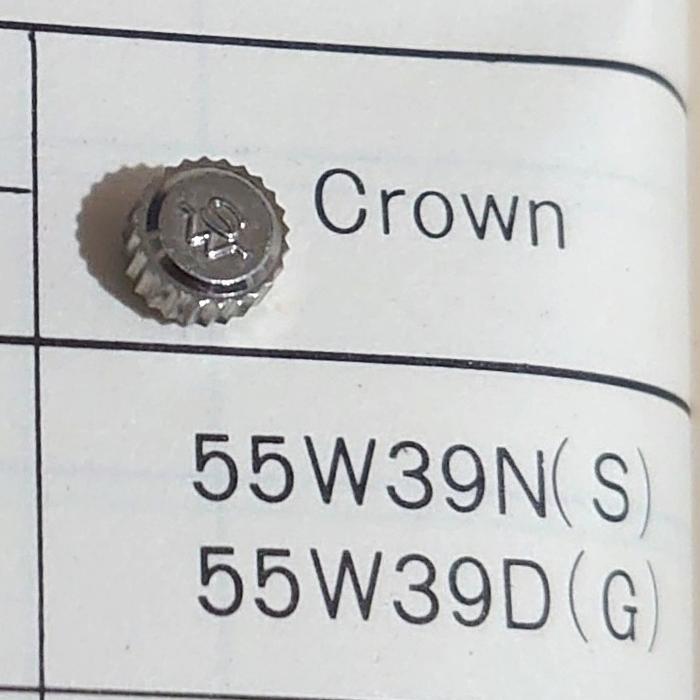 55W39D Crown King Seiko KS 4402-8000 Silver Case