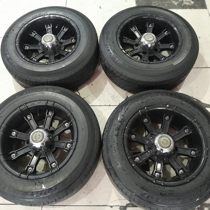 Velg Mobil Bekas Brave R15X7 PCD 5x139 + Ban 205/70 Cocok Untuk Feroza