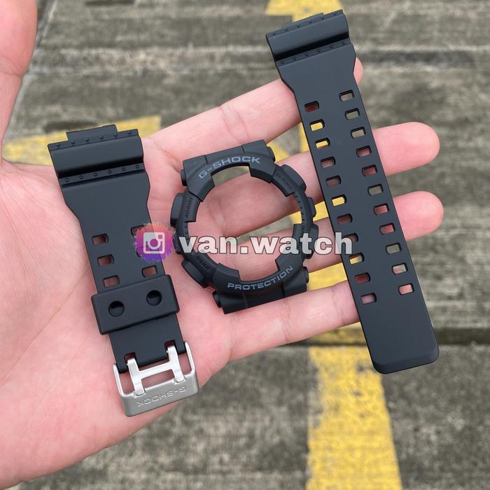 BNB Band Bezel CASIO GSHOCK GA 110 GA 100 GA 120 GD 100 GD 110 ORIGINAL Tulisan Abu Buckle Silver