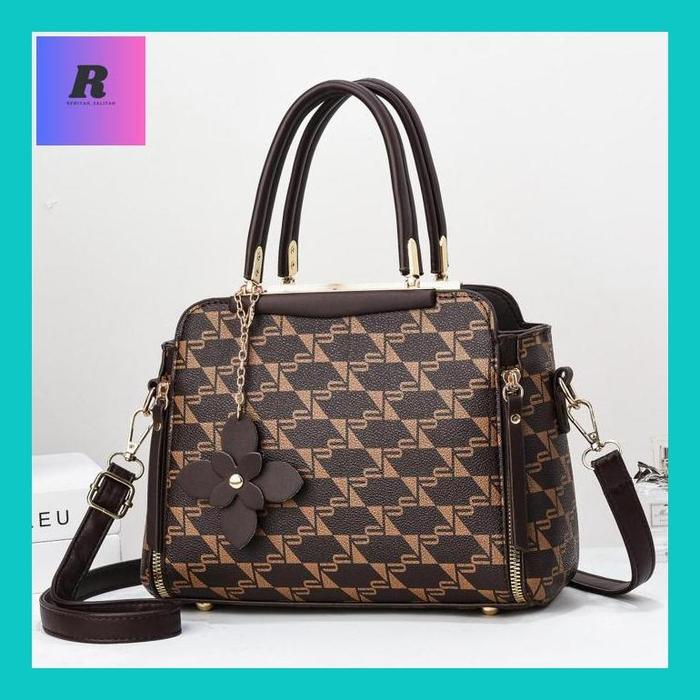 Rewi** 113609 Handbag Cewek Tas Selempang Wanita Import Slingbag Cewe Impor Bq3609