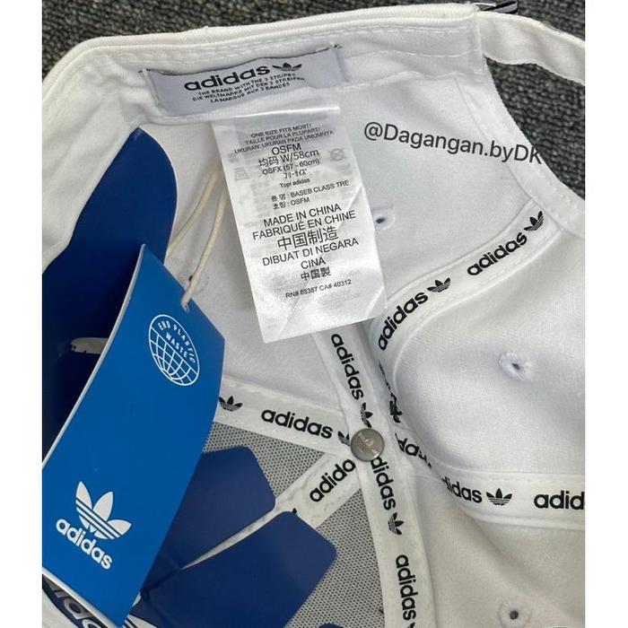 [DISC] TOPI ADIDAS ORIGINAL 100% PUTIH NEW