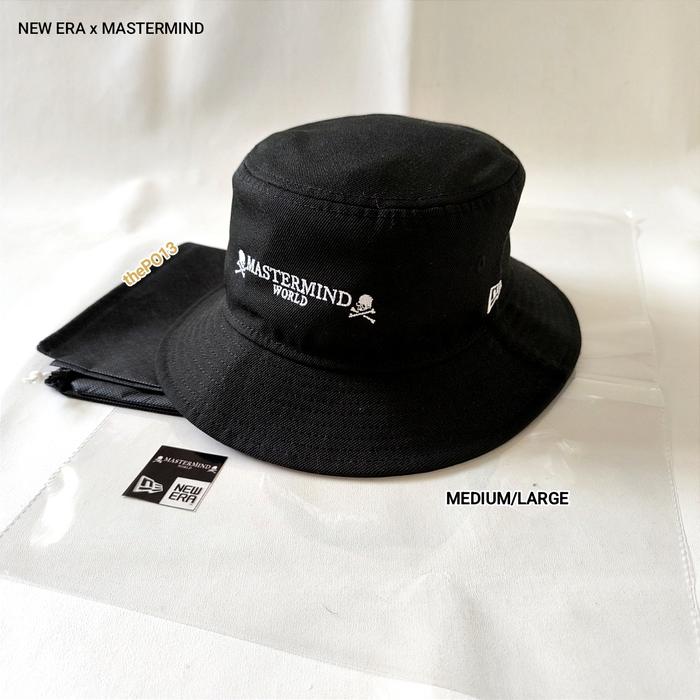 NEW ERA X MASTERMIND MMJ BUCKET HAT BLACK SS24 AUTHENTIC 100% BRAND NEW