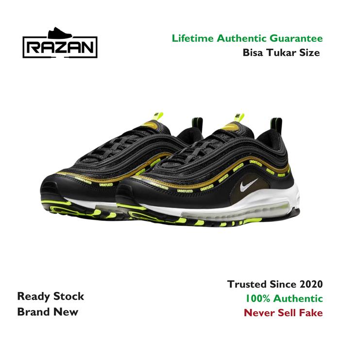 Nike Air Max 97 UNDFTD Black Volt 100% Authentic Original