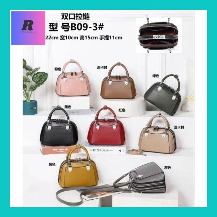 Rewi** Tas Alma Polos 2Resleting Uk23Cm B09-3 Import