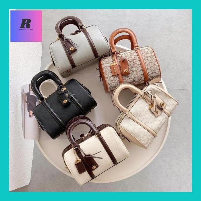 Rewi** Coc C8529 C8530 Ruby Satchel 25 In Signature Canvas