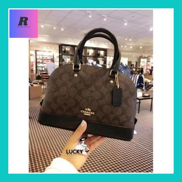 Rewi** Coach Signature Mini Sierra Mahogany - Original 100%