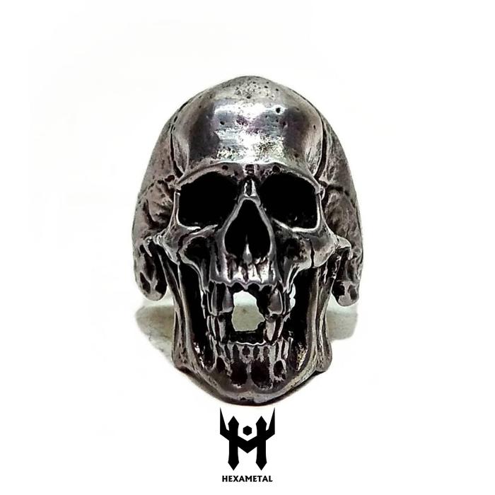 Hexametal Skullring  Ringskull  Cincin Tengkorak Ring Skull Pohang