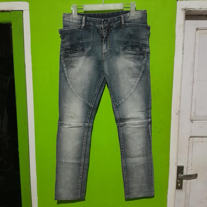 celana pria jeans balmain