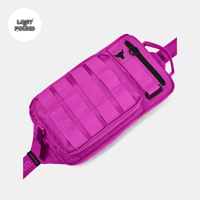 UNDER ARMOUR PROJECT ROCK WAIST BAG PURPLE