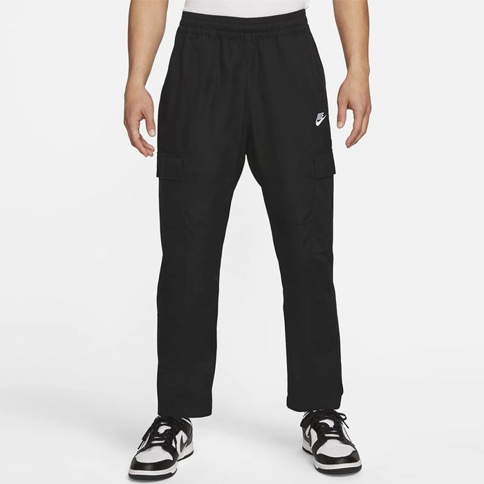 Celana Panjang Nike Club Mens Woven Ripstop Cargo Pants Black DX0614-010 ORIGINAL