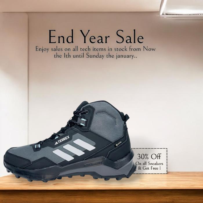 adidas Terrex Ax4 Mid Gore-tex Hiking 'Grey Pink' GZ3050