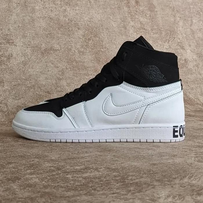 Sepatu Original Air Jordan 1 High Equality Black White BNIB
