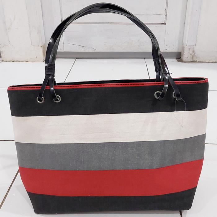 Tas Selempang Wanita/ Tas Gereja/ Tas Natal Material Canvas - Leather