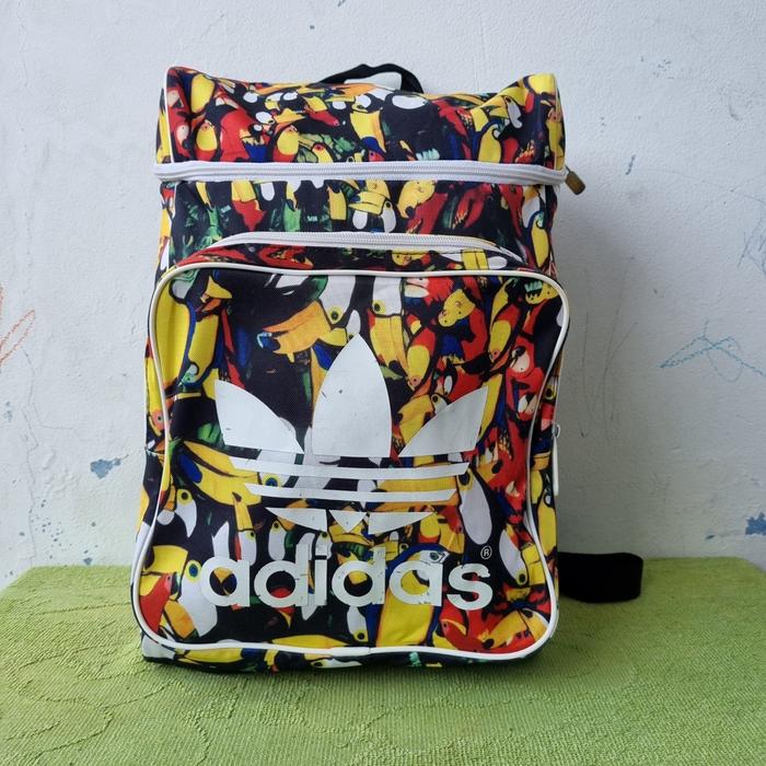 TAS RANSEL PRIA WANITA ADIDOS BUNGA SECOND BRANDED IMPORT