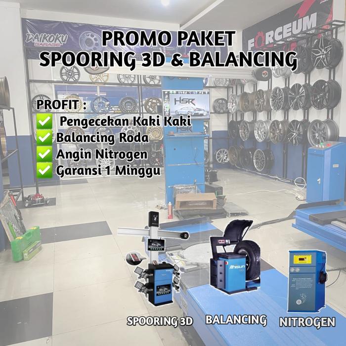 PAKET PERAWATAN KAKI KAKI Spooring 3D mobil area Banjarmasin | bengkel spooring