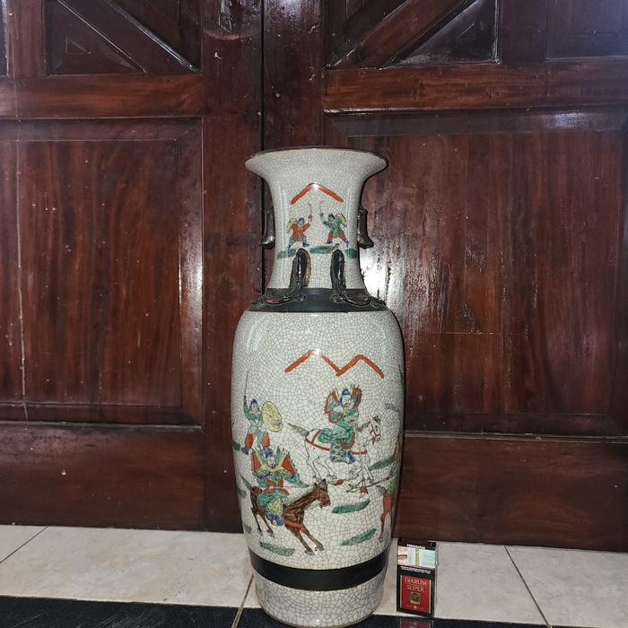 guci lumayan besar kuno jadul jos top antik langka jos warisan tinggi 60cm