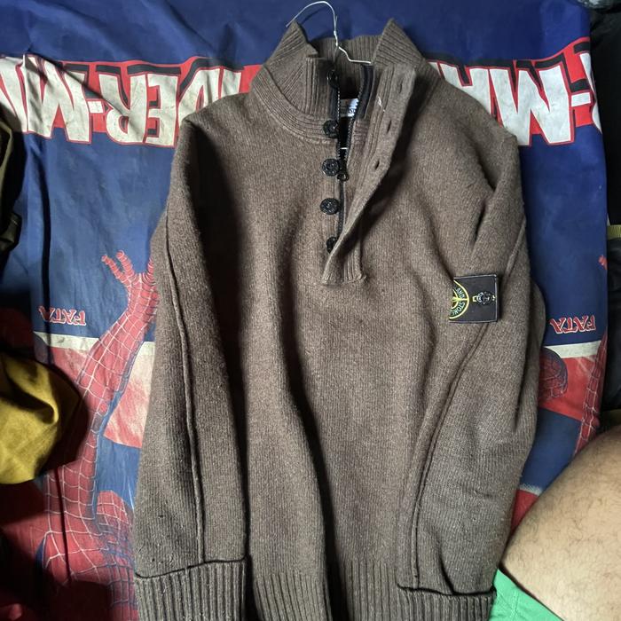 Knitwear Half zip stone Island original