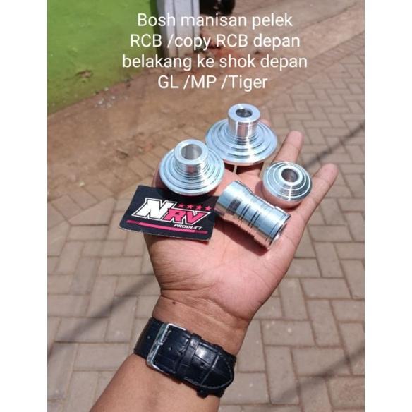 bosing gearbox pelek RCB PNP GL MP TIGER SUPRA X as 12 1 set depan belakang (Manisan Tromol RCB Depa