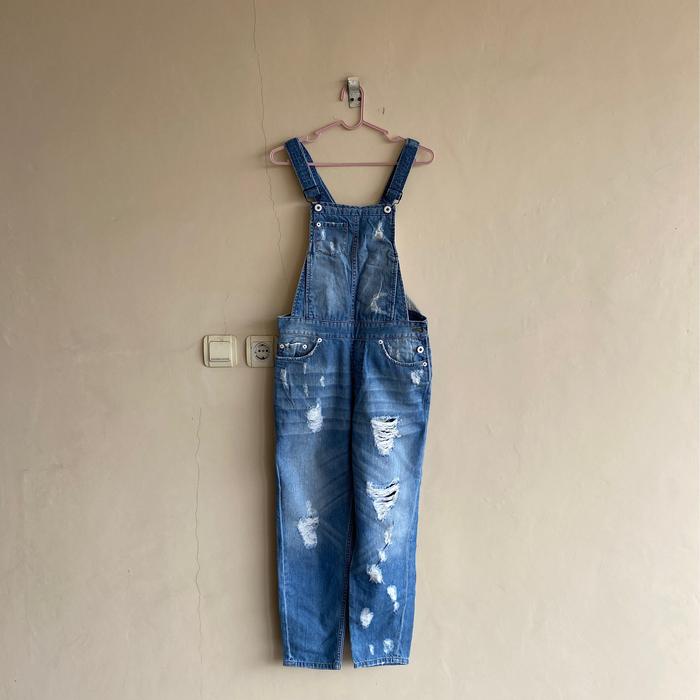 Preloved Jumpsuit Sixteen Denim Scale