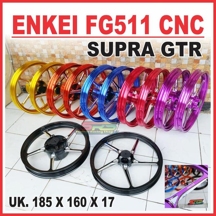 VELG SUPRA GTR150 ENKEI 511 FG511 CNC SUPRA GTR RS150 sonic 150r