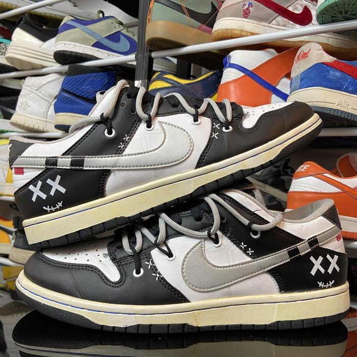 Nike SB Low Black White Custom Shadow