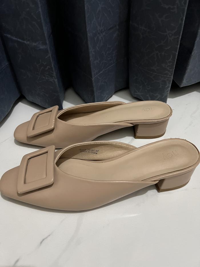 Sepatu / Sandal Mules NCY - Cream Preloved
