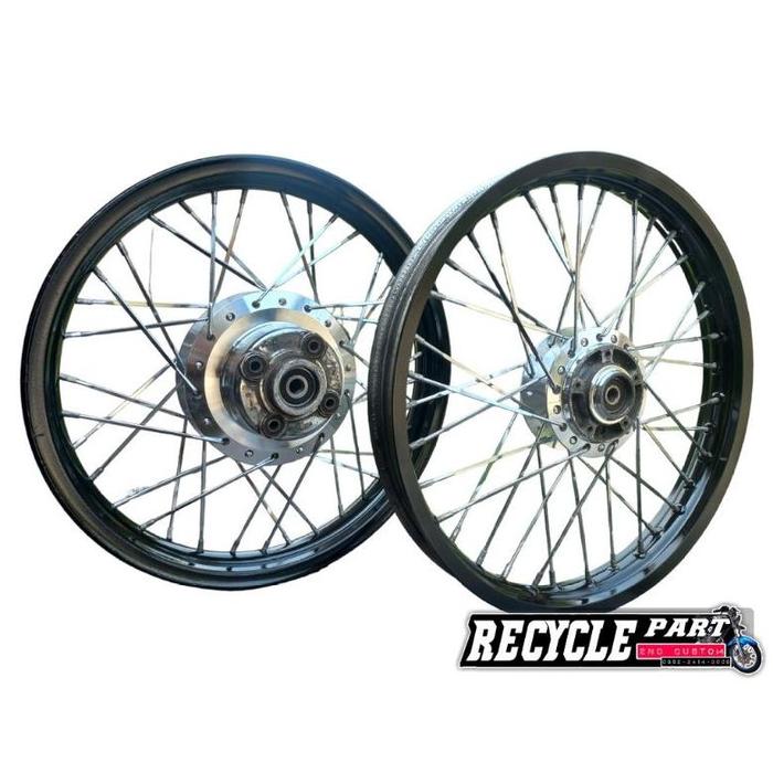 velg set depan belakang pnp gl max pro megapro tromol ori bubut kinclong bisa beli ecer