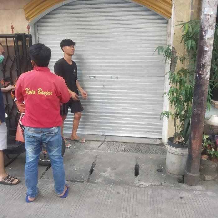 Rolling door galvalum (alam sutera)